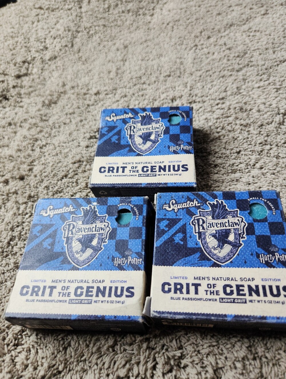 3 Grit Of Genuis Ravenclaw Harry Potter Soap - 3 Pack